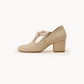 Venezia Oro Brogue Heel