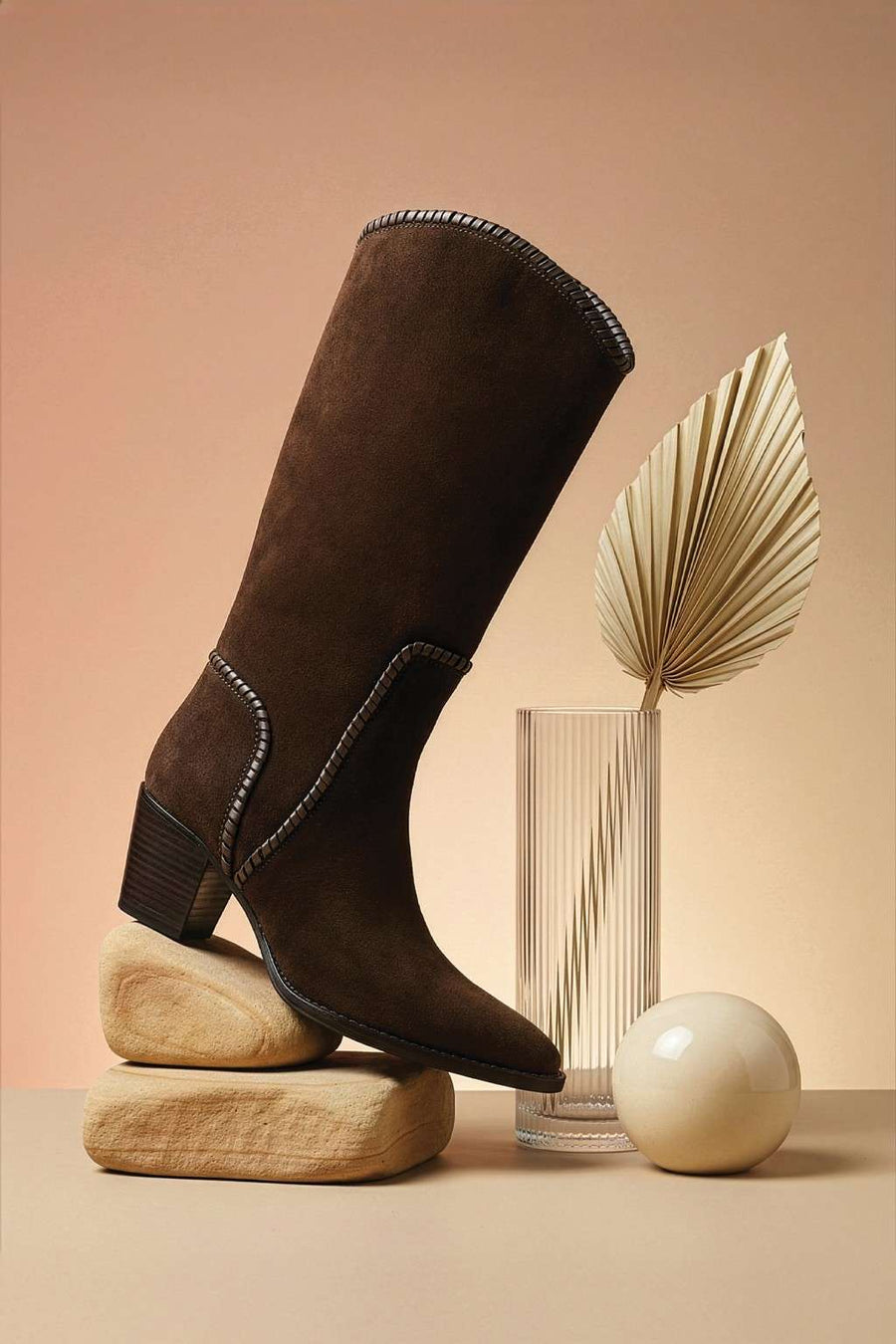 Kaelin – Mid Boots with Artisan Stitching