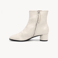 Ébano Élite Ankle Boot – Ivory, left