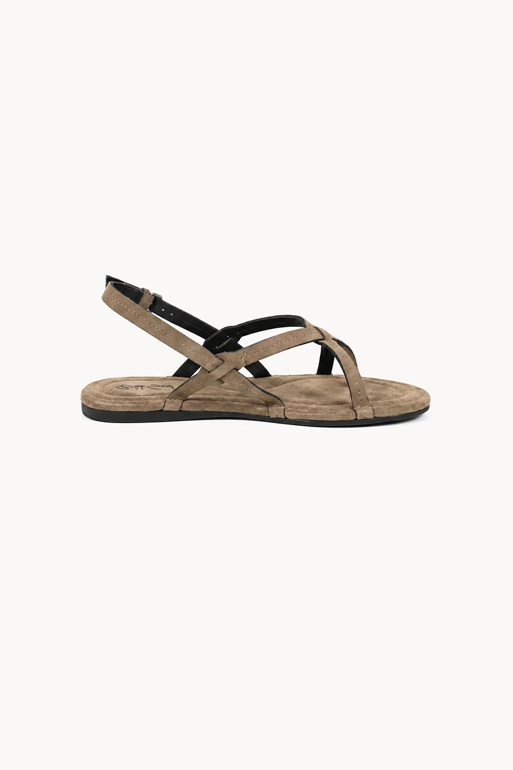 Esmeralda de Ibiza Sandal, Brown — 03 side profile