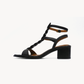 Amaranta Cage Sandal – Black, left
