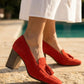 Welaris – Loafer Heel Pumps