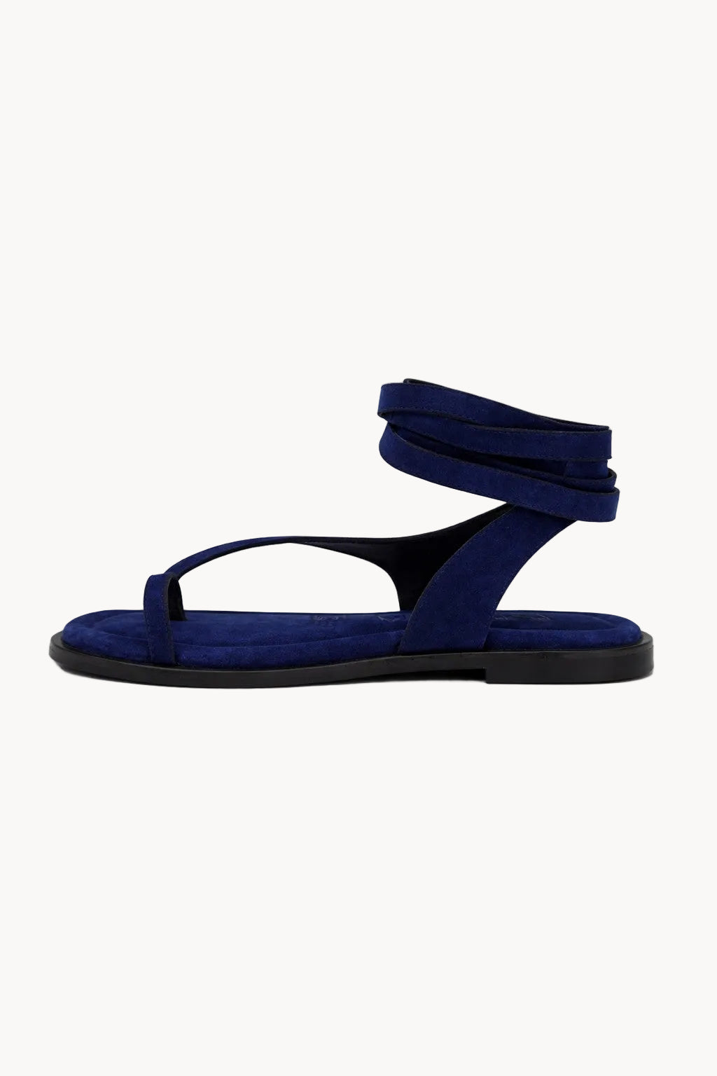 Lumeve – Minimal Wrap Thong Sandals, Blue — 04 side profile 2