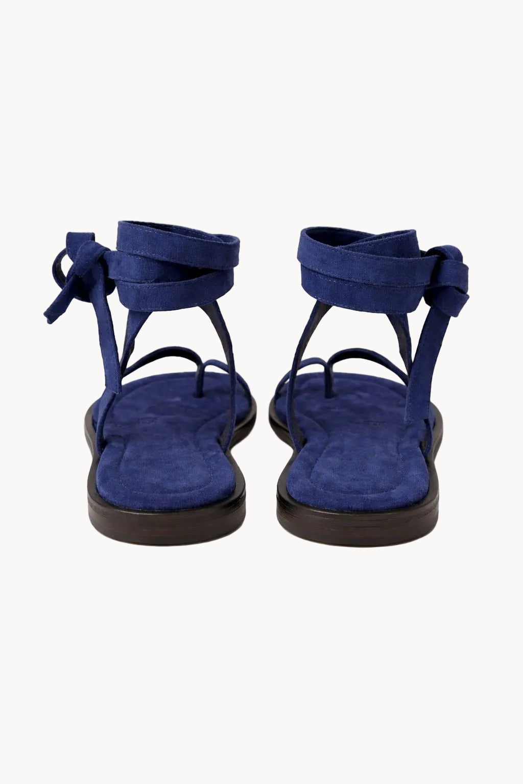 Lumeve – Minimal Wrap Thong Sandals, Blue — 05 back