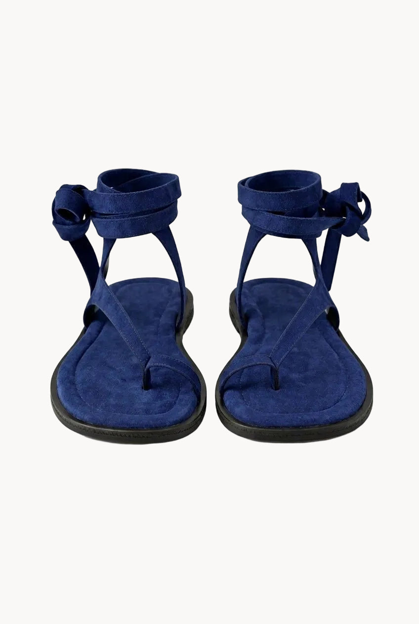 Lumeve – Minimal Wrap Thong Sandals, Blue — 01 pair