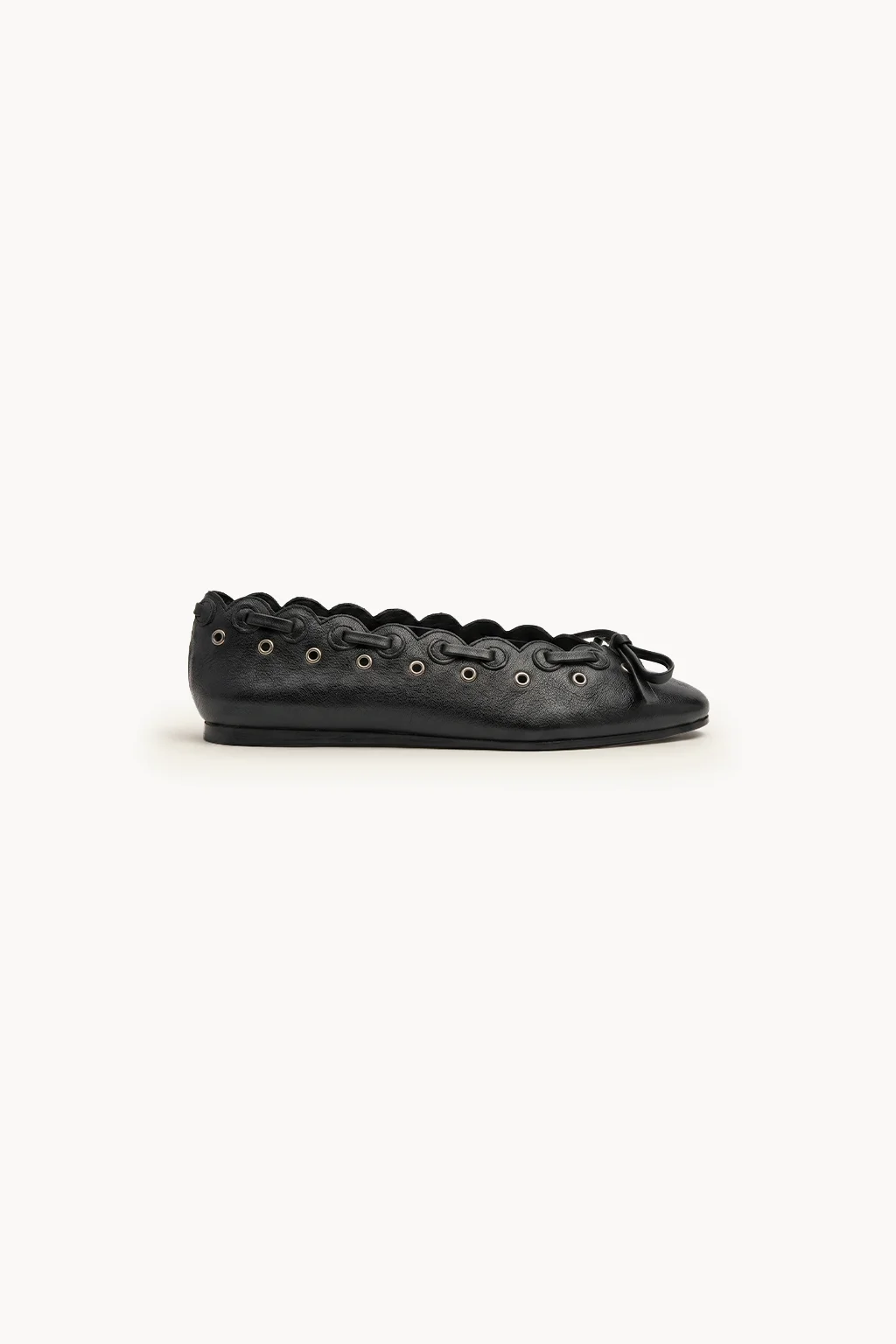 Lusso Fiore Ballerina, Black — 03 side profile