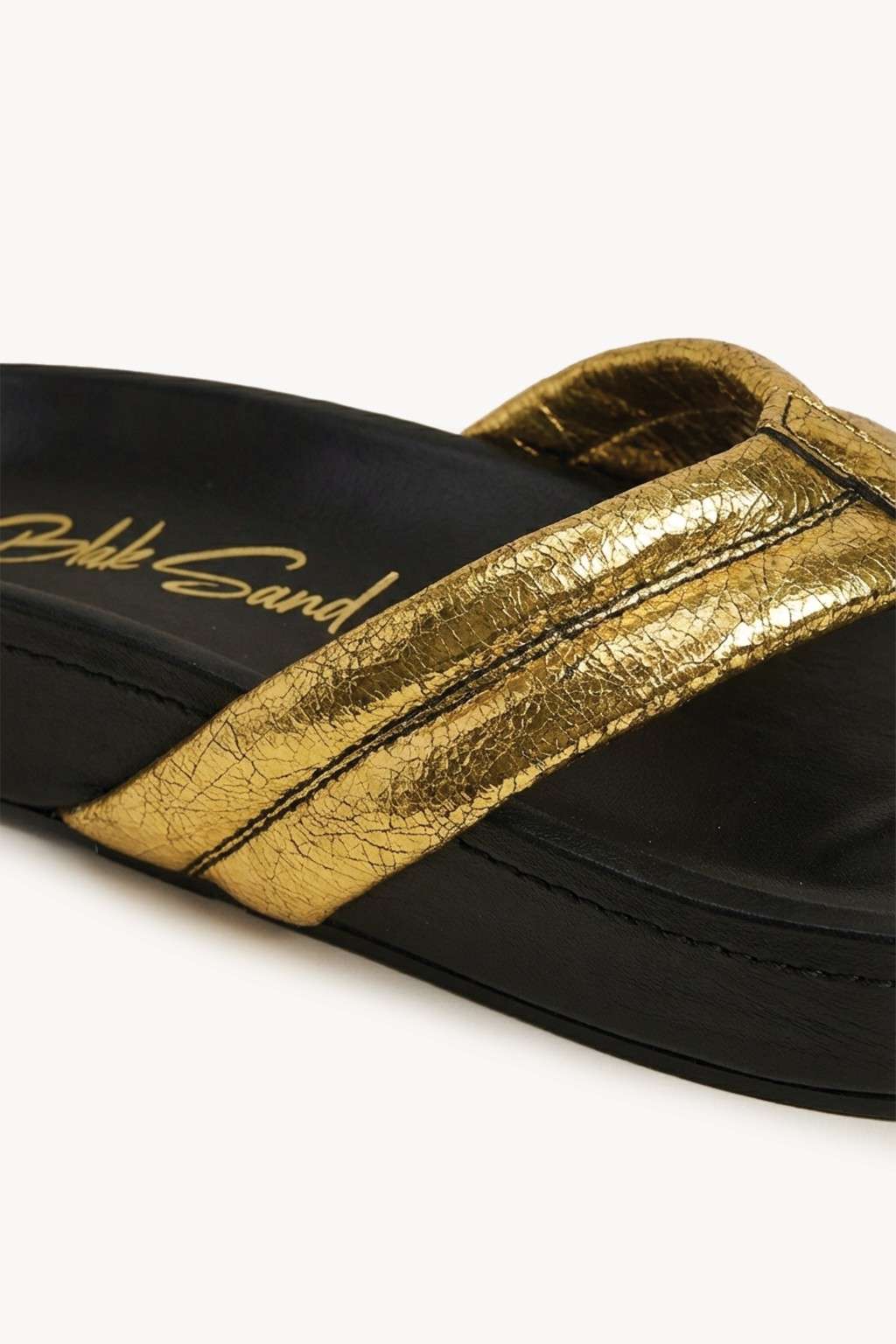 Argentea BS – Luxe Comfort Sandals, Gold — 03 close-up