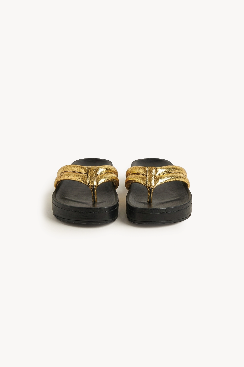 Argentea BS – Luxe Comfort Sandals, Gold — 04 three-quarter