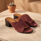 Milano Velluto Cross Sandal