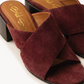Milano Velluto Cross Sandal