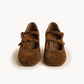 Mary Jane Camoscio-Block Heel