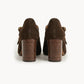 suede block heel shoes