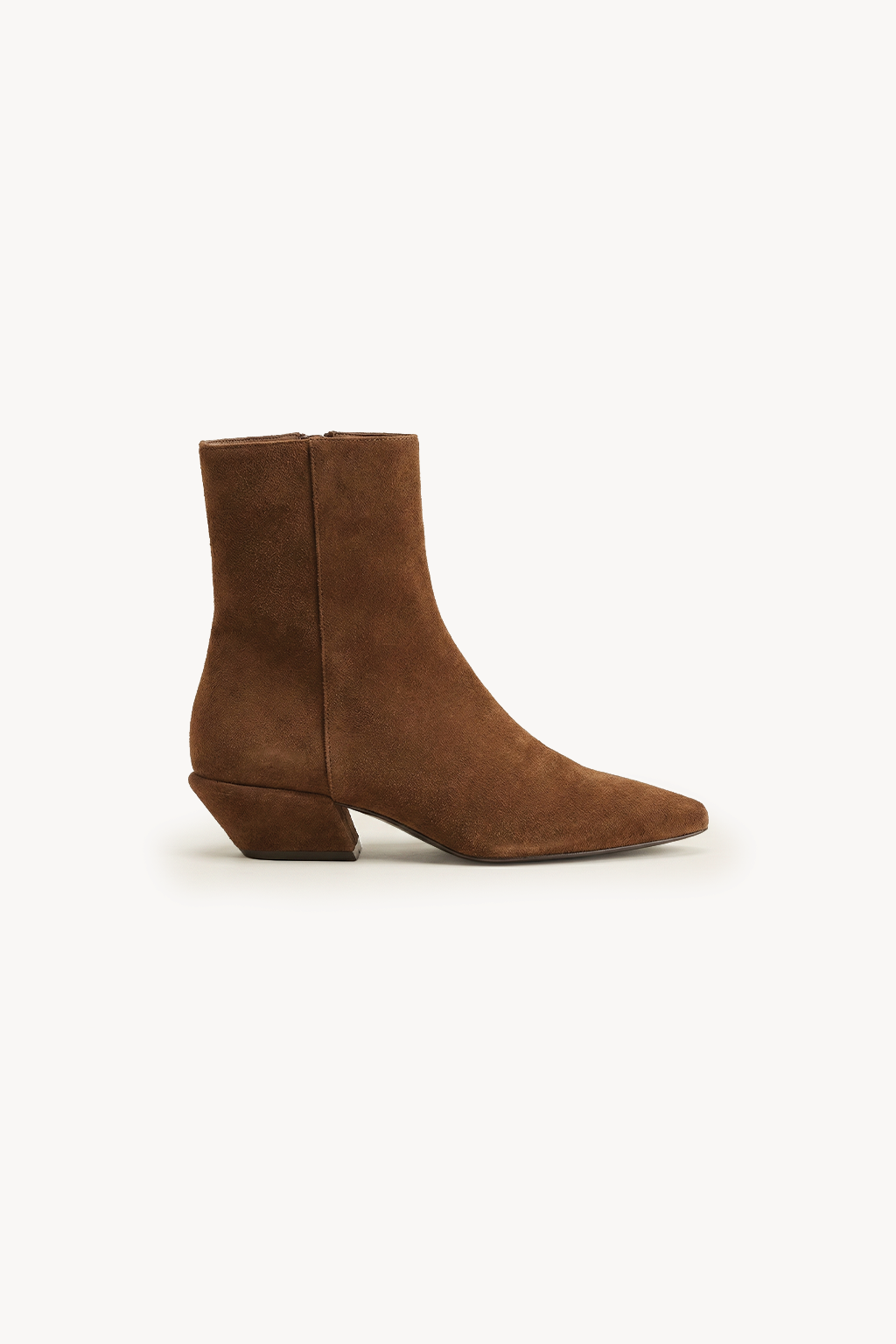 NoirAvenue – Ankle Boots, Chestnut — 03 side profile