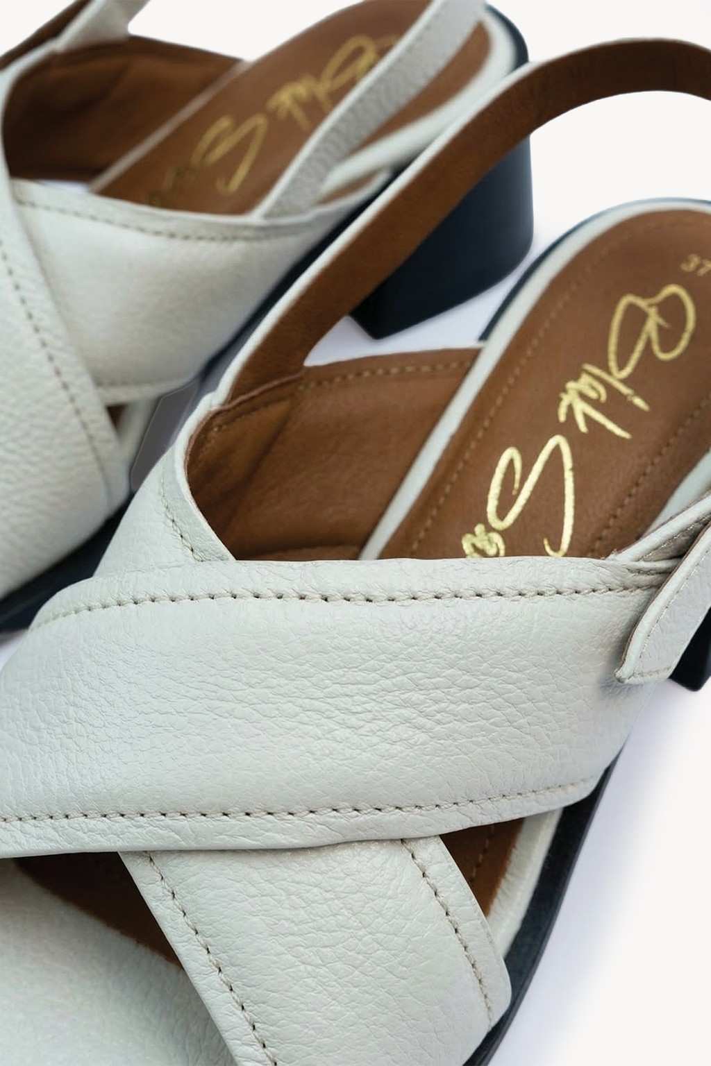 Fasce Milano - Sandal, Off White — 02 close-up