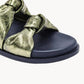 comfortable gold flat sandals