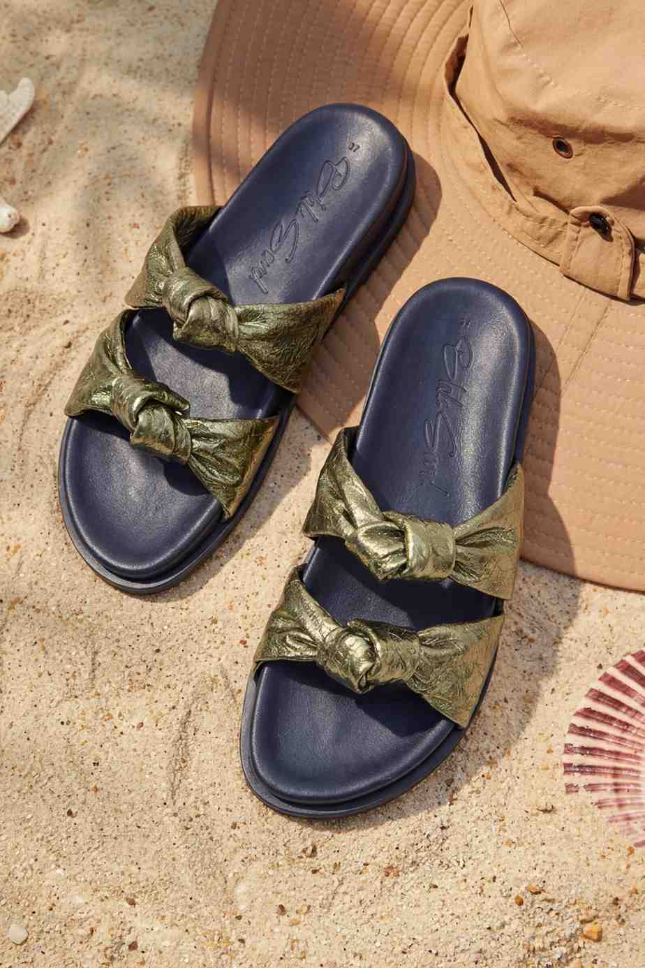 Olive sandals