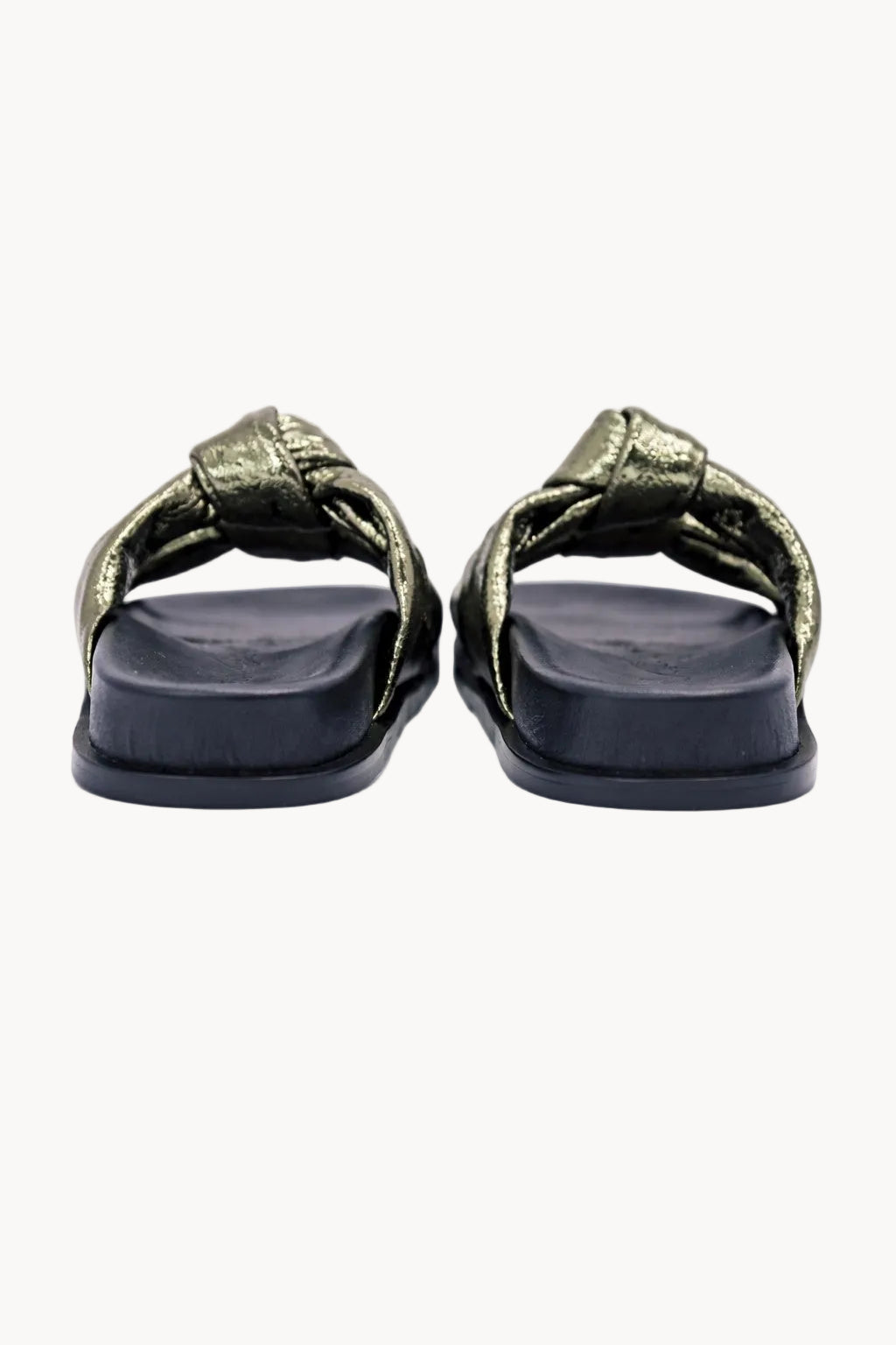 Tide – Flat Comfort Sandals, Olive — 04 back