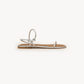 Orbit-Silver flat shoes