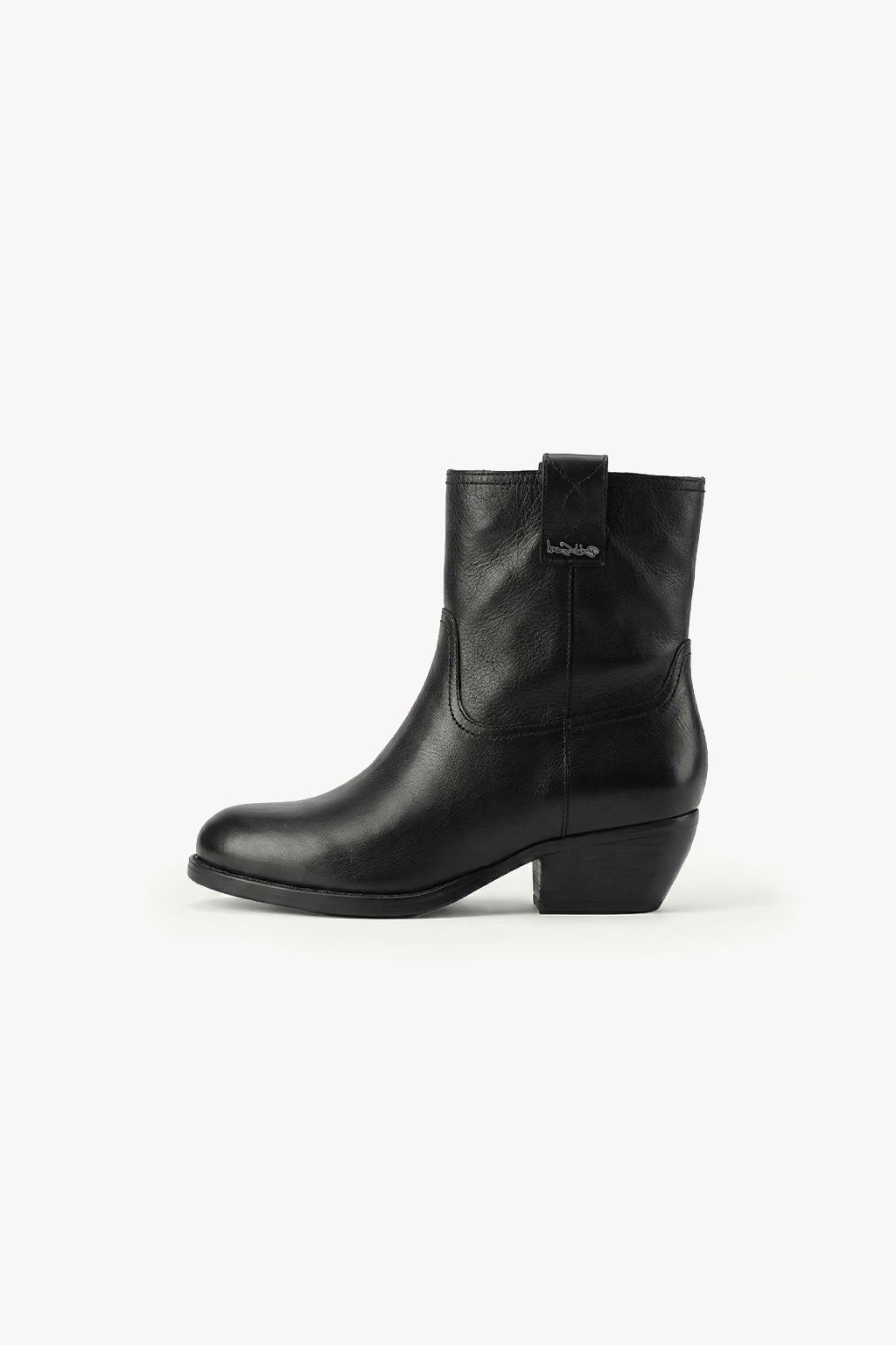 Orvyn-Sculpted Everyday Ankle Boots, Black — 04 side profile 2