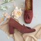 Women’s loafer heel shoes