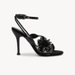 Rosaluna Floral Stiletto – Black, right