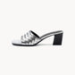 Velada  Metallic Woven Heel