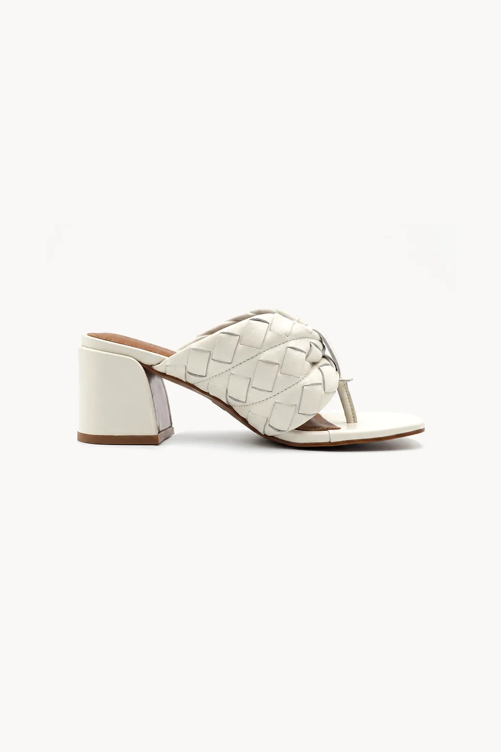 Senora Atelier Sandal, White — 03 side profile