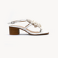 Cala Knotted Sandal – White, right