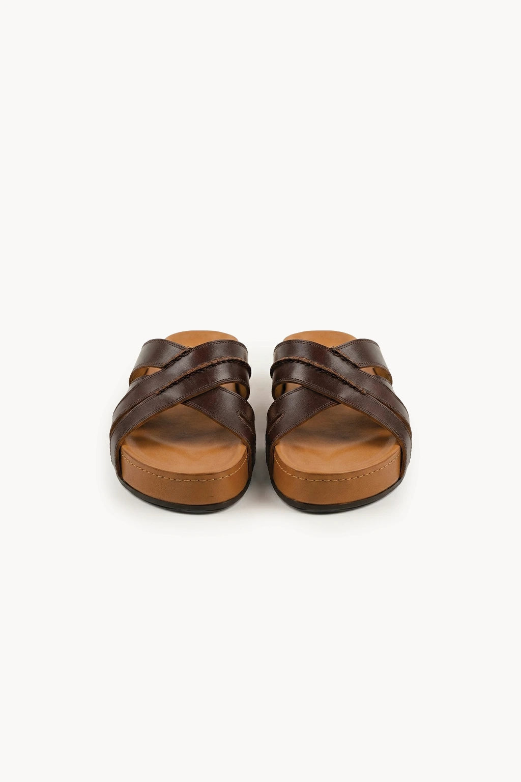 Romanov Zoloto-  Slides, Taupe — 04 three-quarter
