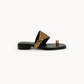 Sandalo Intrecciato Nero – Anello
