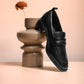Black loafers 