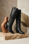 Lightweight women’s tall slouch boots for walking