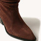 Womens knee-high slouch boots for winter