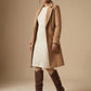 Comfortable womens tall slouch boots with block heel