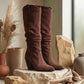 Stylish womens slouch tall boots for everyday wear