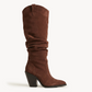 Womens tall slouch boots for casual and office outfits