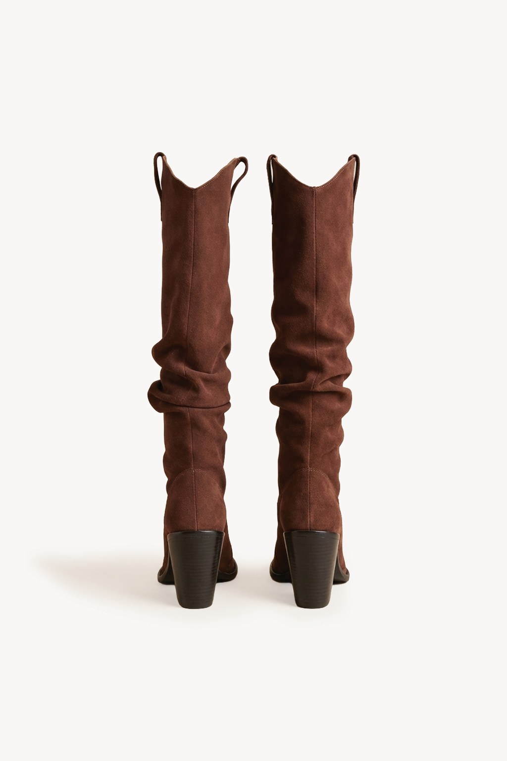 Sylvie – Slouch Tall Boots, Burgundy — 05 back