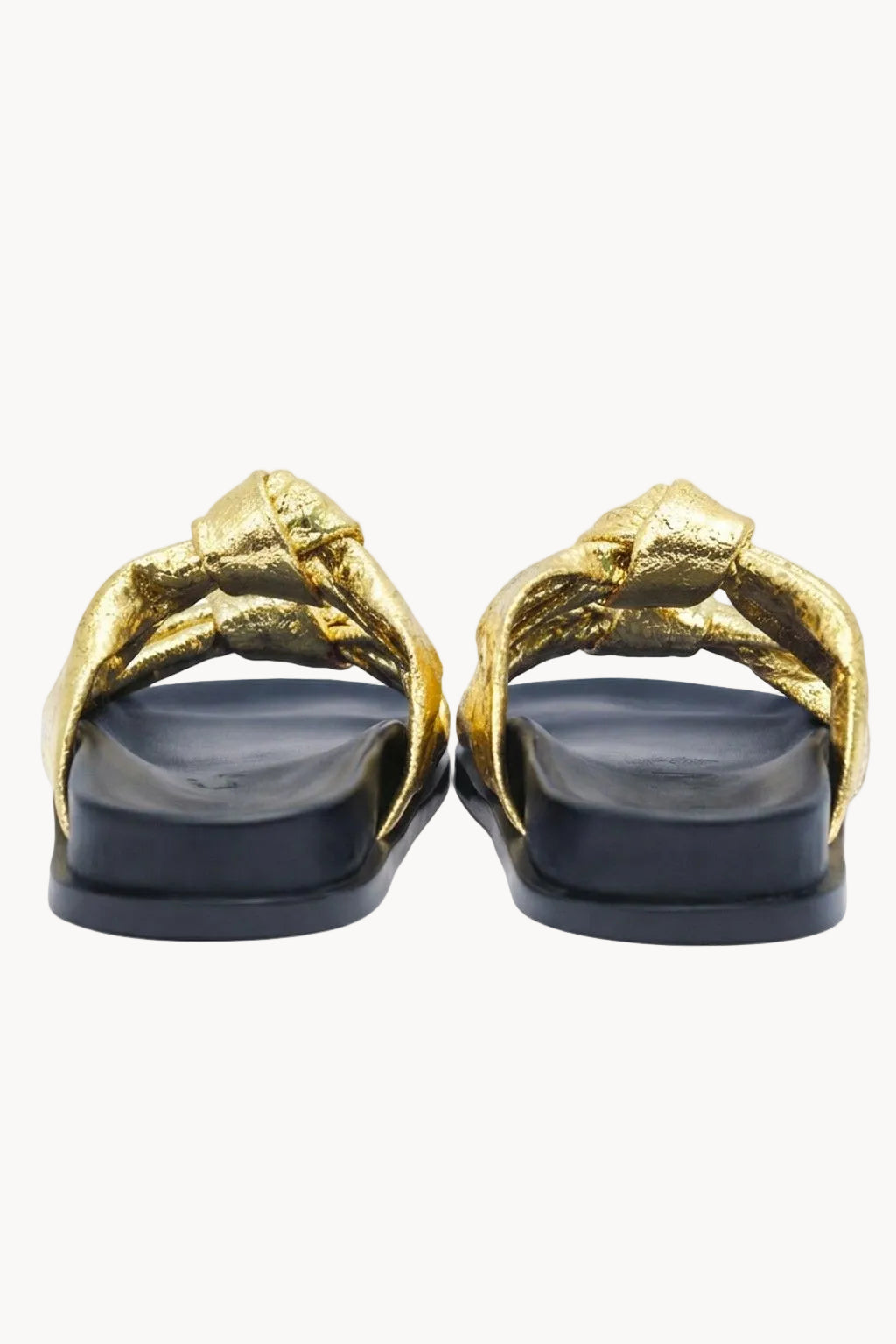 Tide – Flat Comfort Sandals, Gold — 04 back