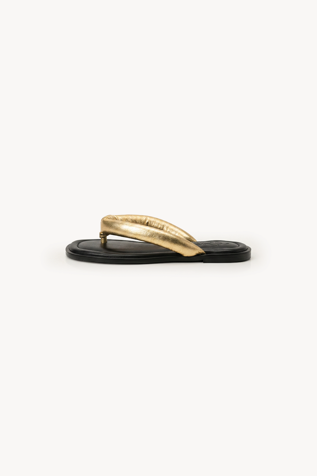 Flux Sandal, Gold — 02 side profile 2