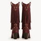 NoirSpill – Cascading Fringe Boots