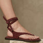 Thong sandals flat