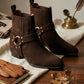 Mortene-Luxe Suede Ring Boots