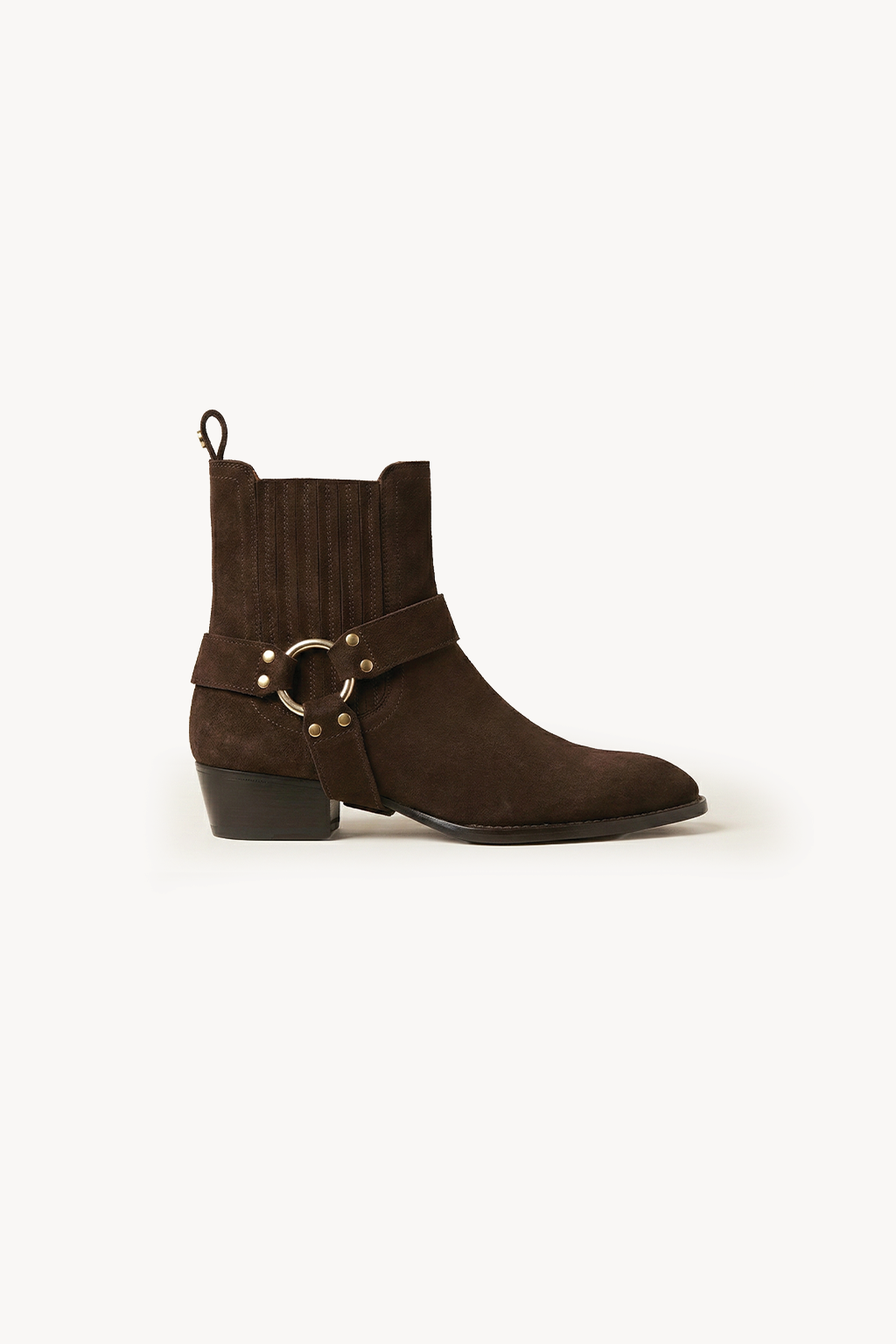 Mortene Ankle Boot, Chocolate — 03 side profile