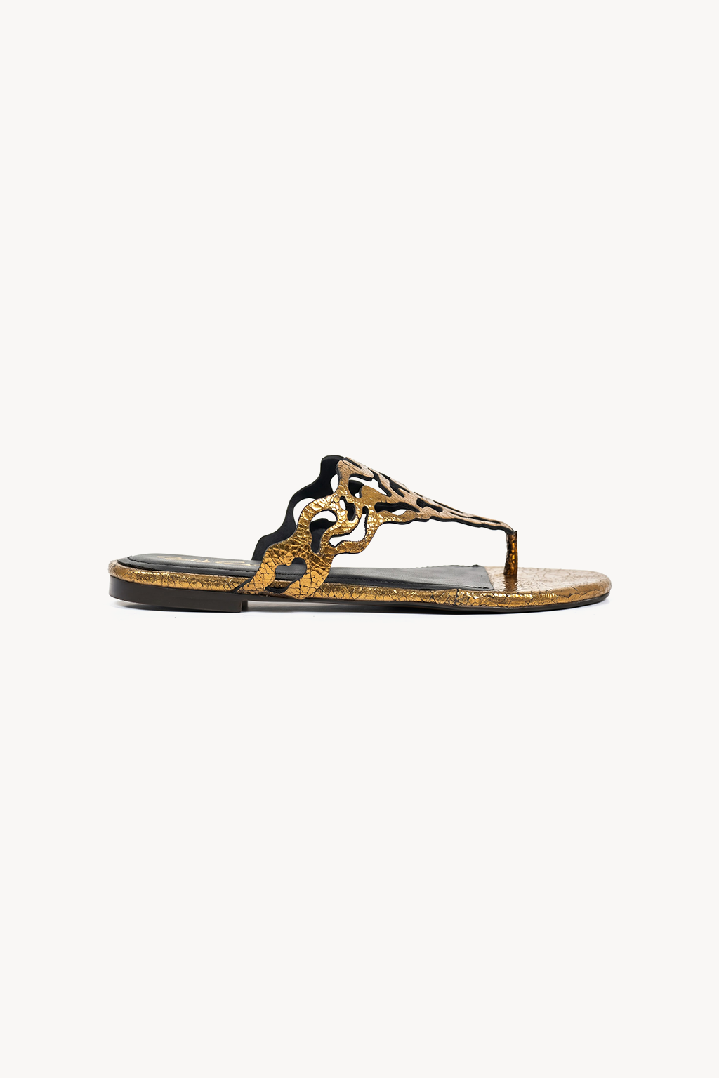 Tresse Slide, Antique Gold — right