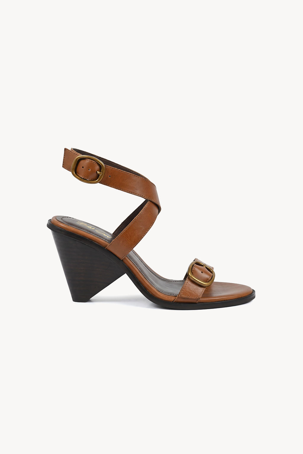 Thora Wedge Sandal, Tan — right