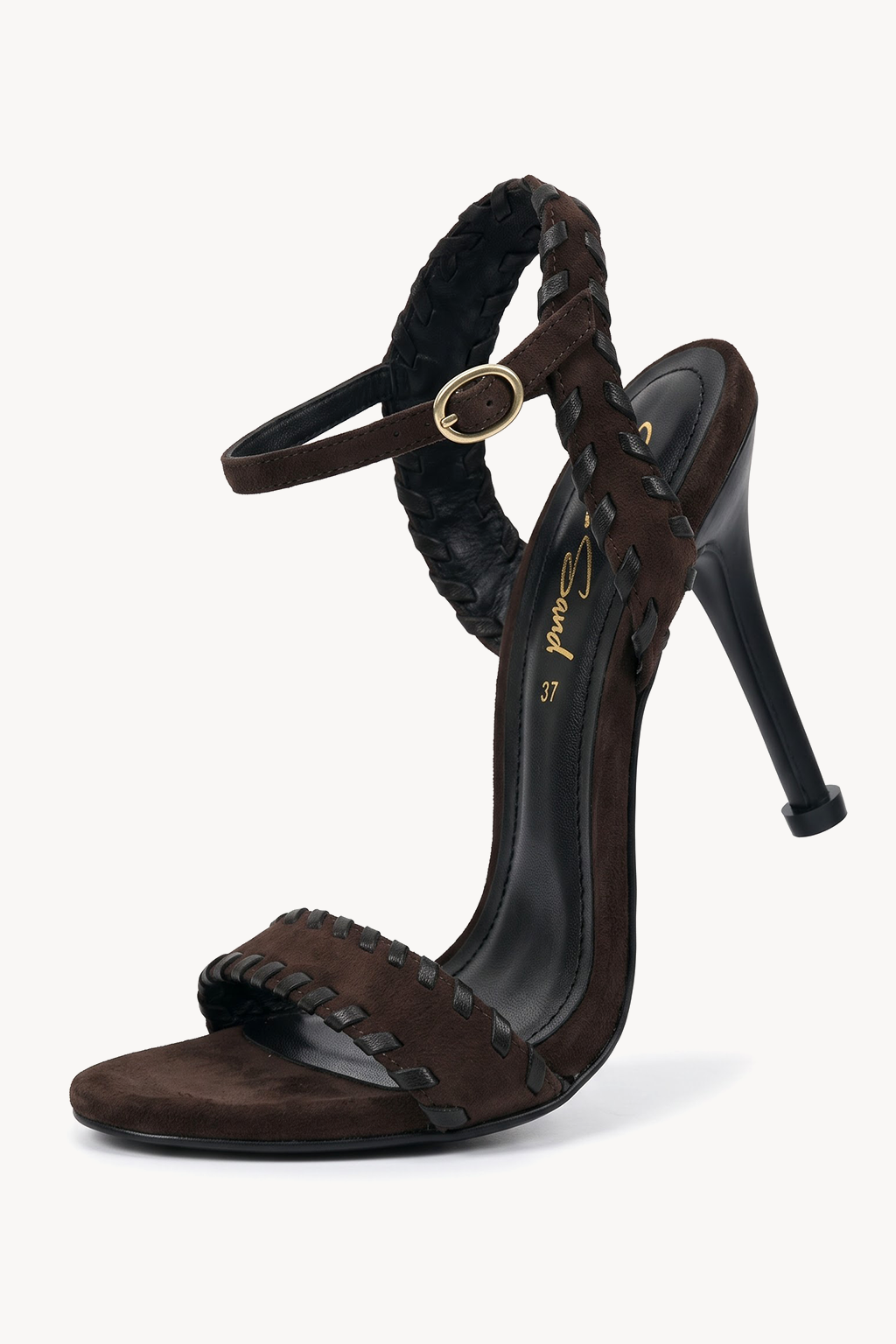 Mimbre Braided Sandal, Brown — bend