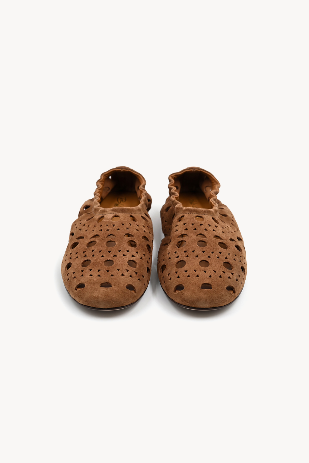 Nomada Perforated Loafer, Tan — front