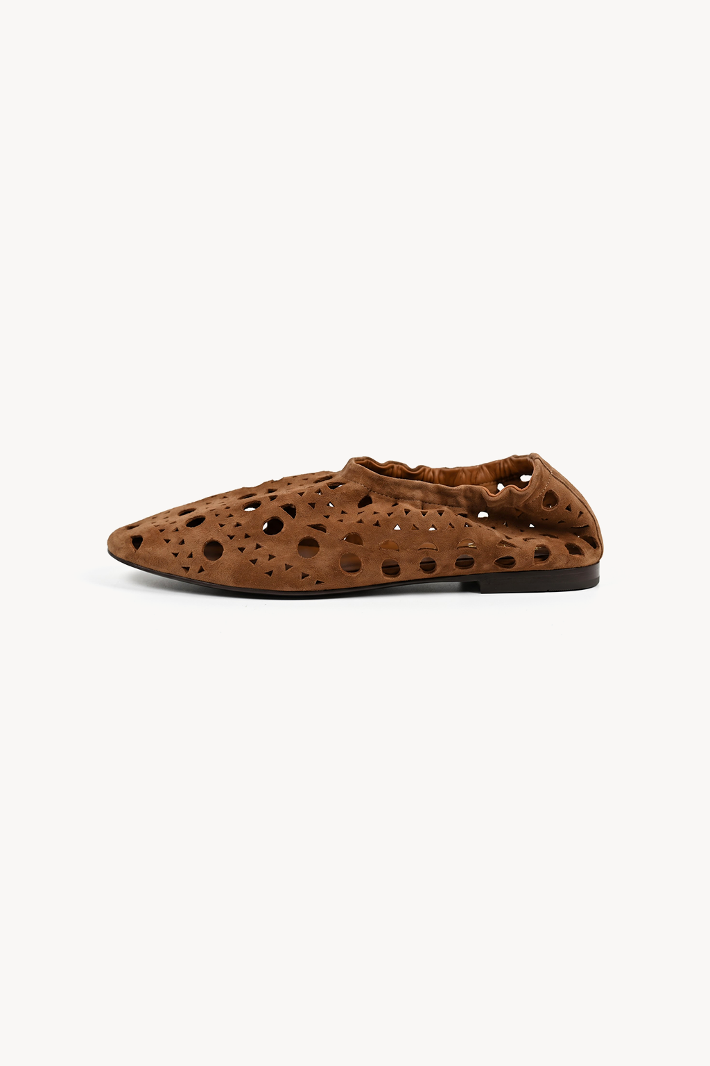 Nomada Perforated Loafer, Tan — right