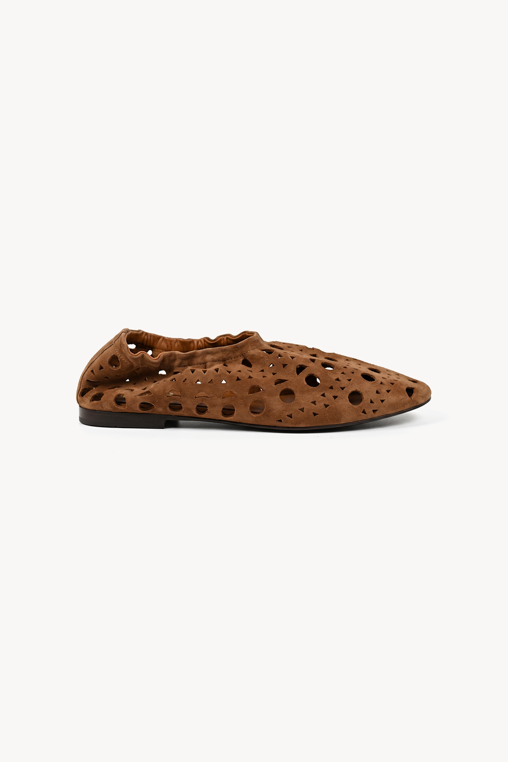 Nomada Perforated Loafer, Tan — left