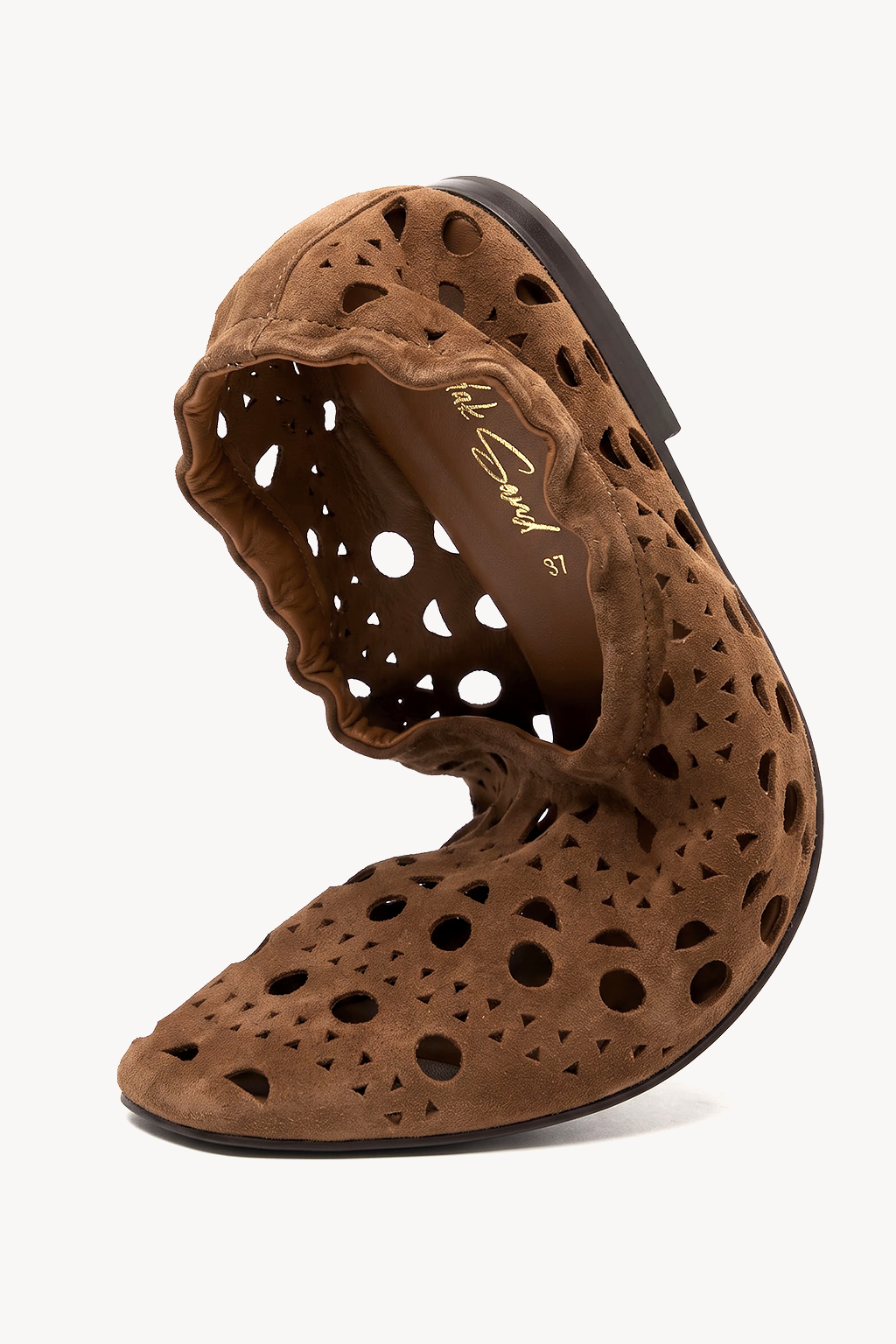 Nomada Perforated Loafer, Tan — bend